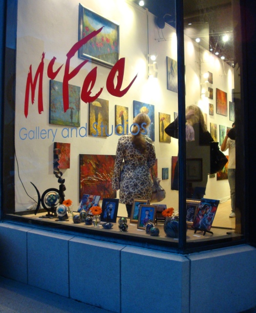 McFee Gallery Front Window